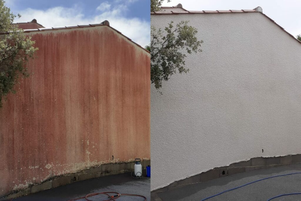 nettoyage facade et mur en Vendée
